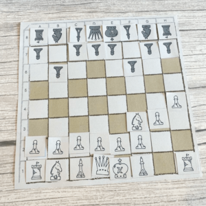 Papierspiele Schach zum Ausdrucken
